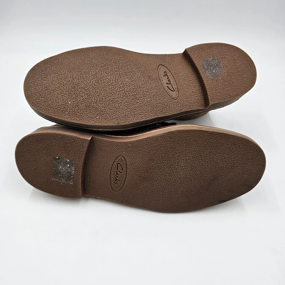 Clarks Collection Bushacre 3 Mens Brown Leather Chukka Desert Boots 9 26150290
